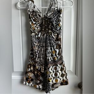 SKY Geometric Romper